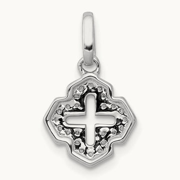 1/10ct. Diamond Fancy Cross Pendant — photo set