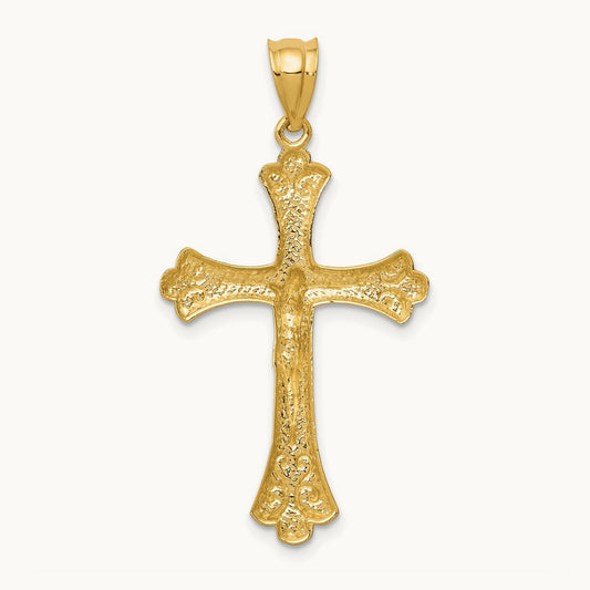 Crucifix Pendant, 14K