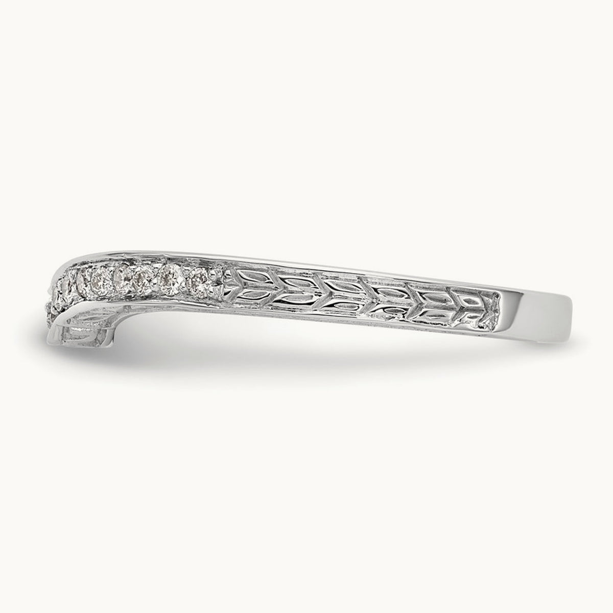 Diamond Band, 14K White Gold