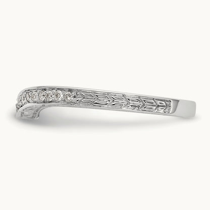 Diamond Band, 14K White Gold