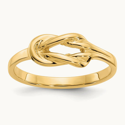 Freeform Knot Ring — 14K Yellow Gold