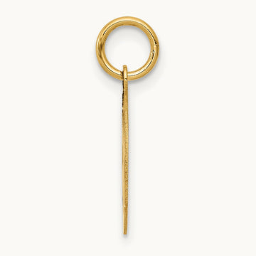 Small PARAMEDIC Medical Charm, 14K