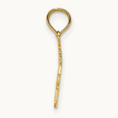 #1 DAUGHTER-IN-LAW Charm, 14K