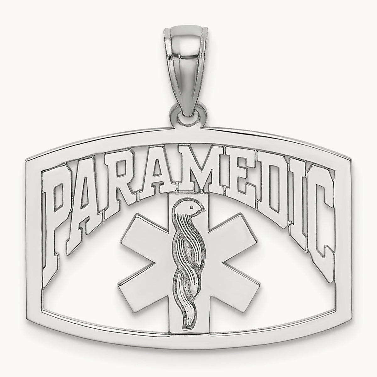 PARAMEDIC Charm — 14K White Gold