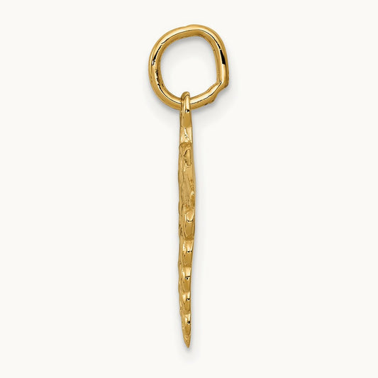Caduceus Charm, 14K
