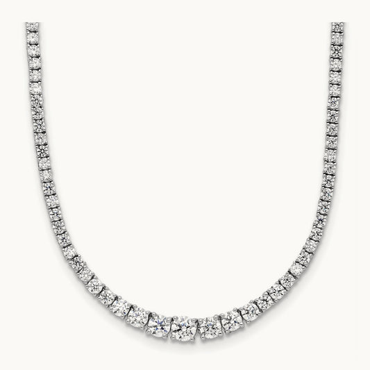 Adjustable Tennis Bolo Necklace, 5.00 ct tw Lab-Grown Diamond