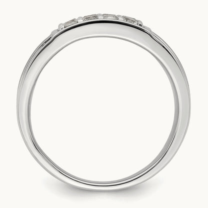 Cluster Men's Ring, 1.50 ct tw Lab-Grown Diamond