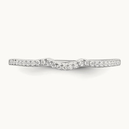 Matching Wedding Band, 0.10 ct tw