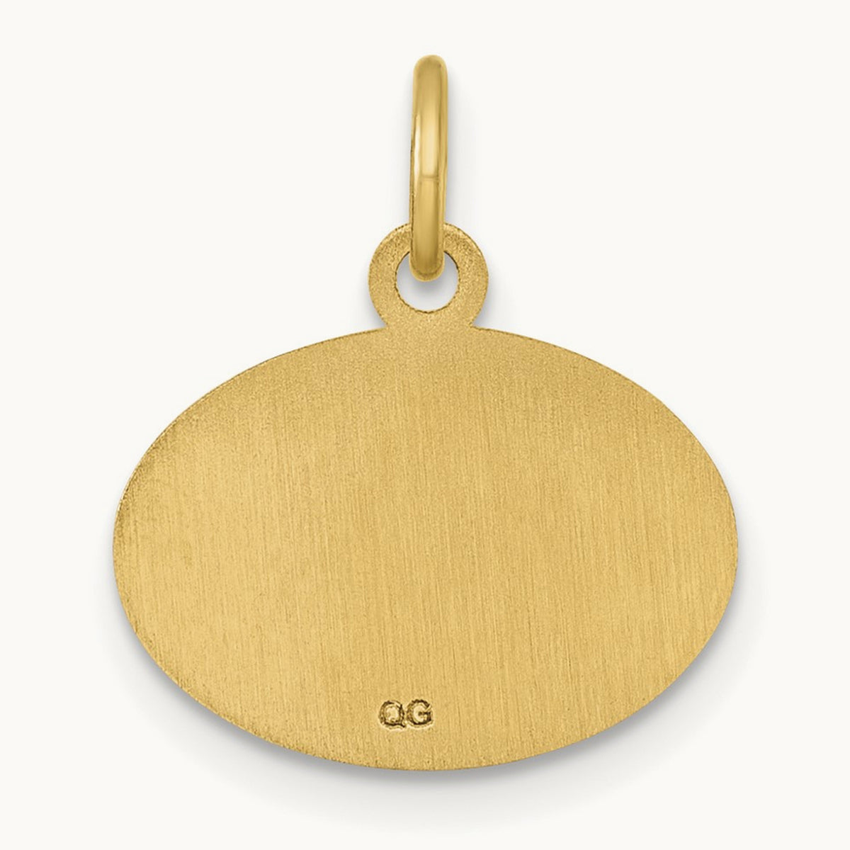 Polished Oval CLASS OF 2026 Charm, 14K