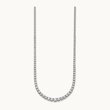Graduated Tennis Necklace, 10.00 ct tw Lab-Grown Diamond