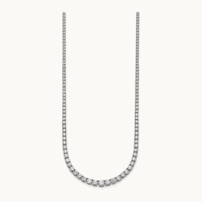 Graduated Tennis Necklace, 10.00 ct tw Lab-Grown Diamond