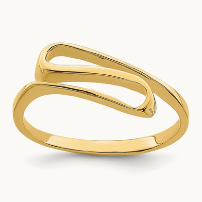 Swirl Ring, 14K