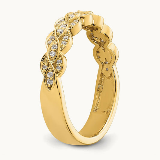 Diamond Wedding Band, 14K