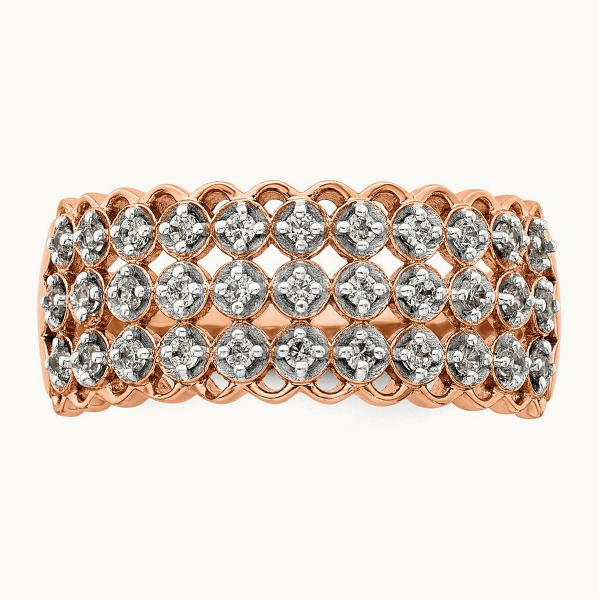 Pave Ring, 0.25 ct tw