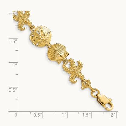 Seashell Theme Bracelet — 7.25mm