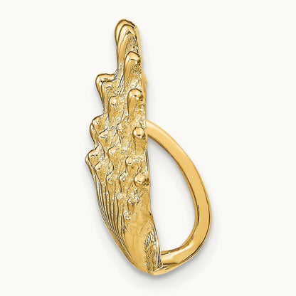 Lion's Paw Shell Slide, 14K