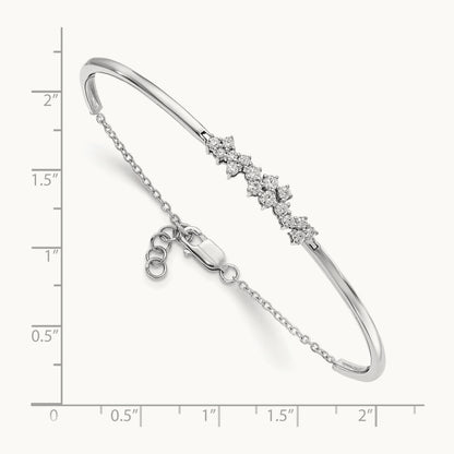 Diamond Bangle Bracelet — photo set
