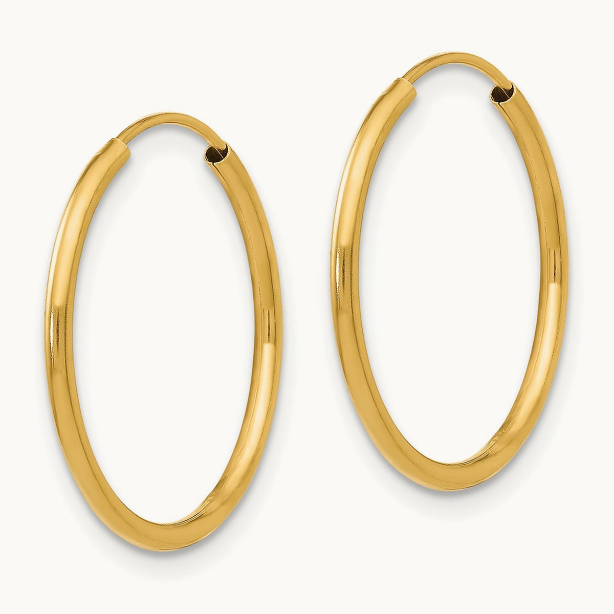 Madi K Endless Hoop Earrings, 14K