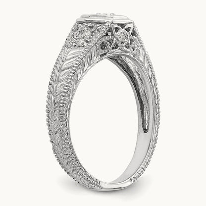 Engagement Ring, 0.20 ct tw Lab-Grown Diamond
