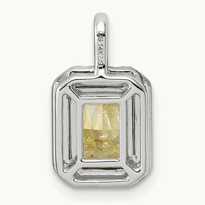 Vivid Yellow Pendant, 2.25 ct tw Lab-Grown Diamond