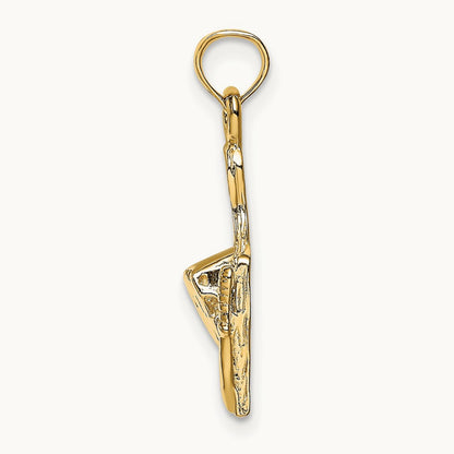Cheese Board w/ Knife Charm, 14K