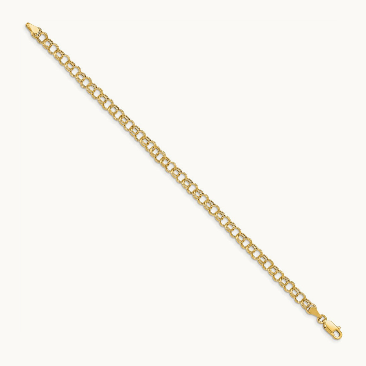 Hollow Double Link Charm Bracelet — photo set (2)