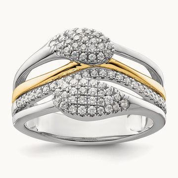 Fashion Ring, 0.50 ct tw Lab-Grown Diamond
