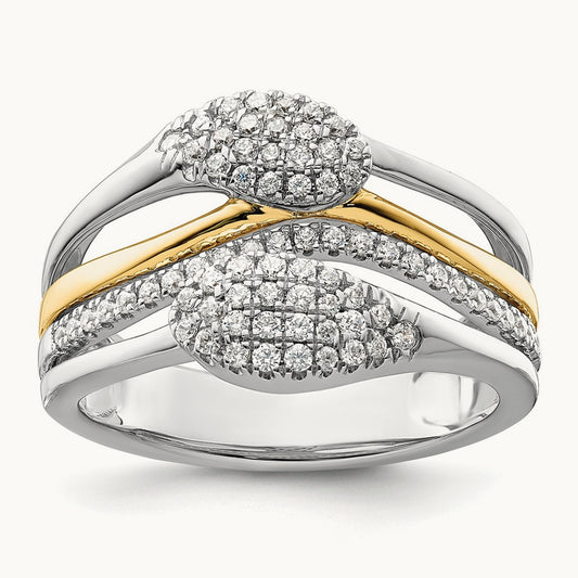 Fashion Ring, 0.50 ct tw Lab-Grown Diamond