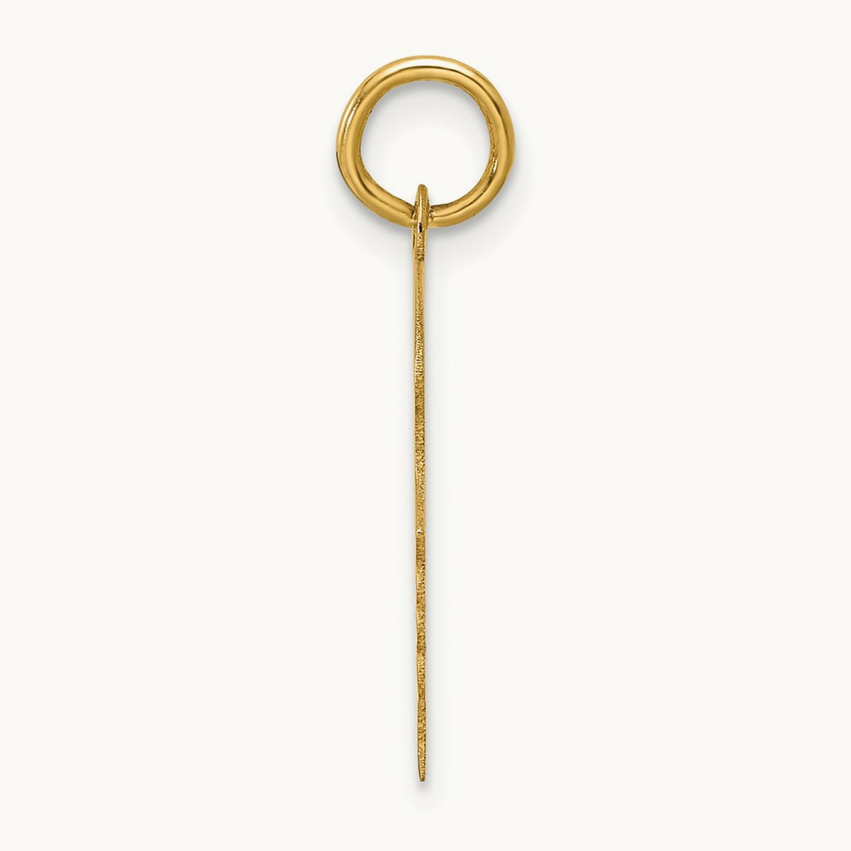Plain Medium .013 Gauge Facing Right Engravable Girl Head Charm — 21.3mm