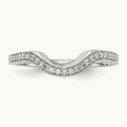 Diamond Band, 14K White Gold
