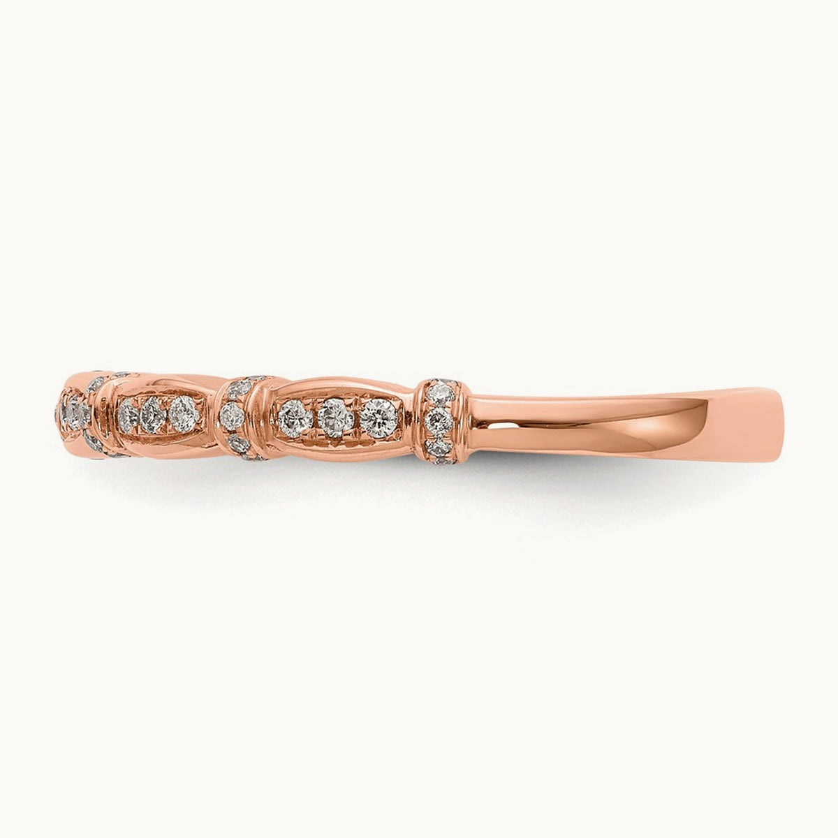 Diamond Band — 14K Rose Gold, 7