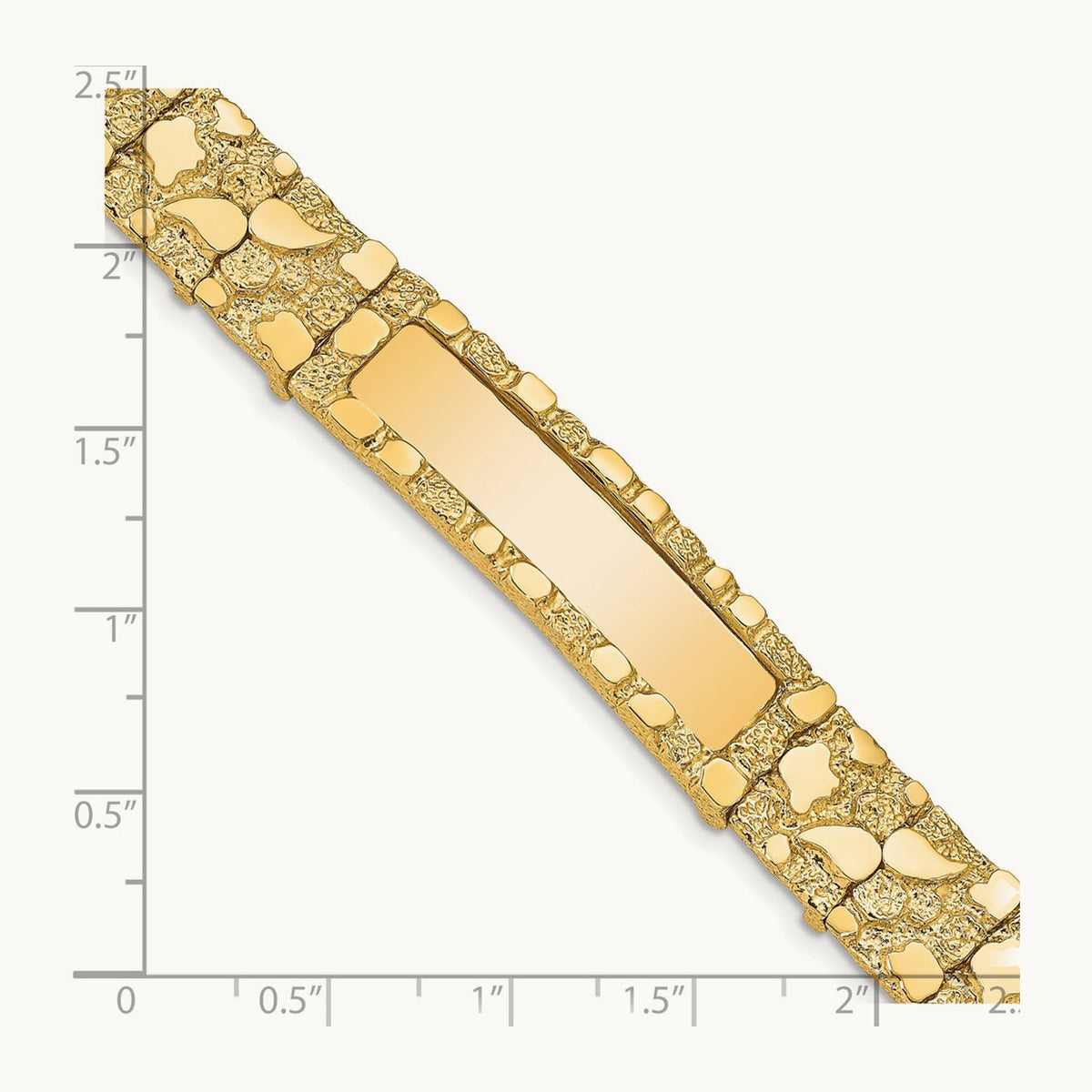 Nugget ID Bracelet — 12.0mm