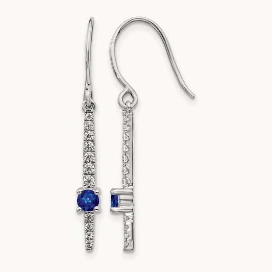 Diamond and Sapphire Fancy Earrings — photo set
