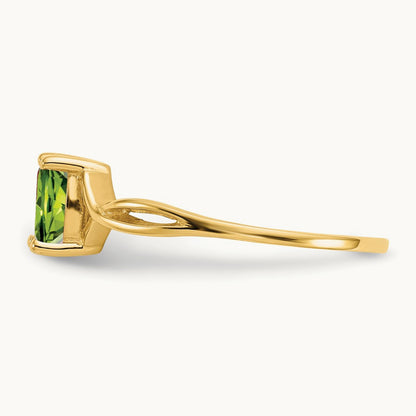 Peridot Birthstone Ring, 14K
