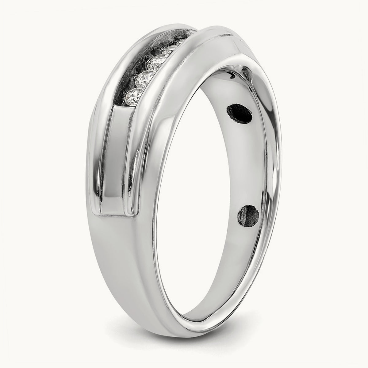 5 Stone Men's Ring, 0.25 ct tw Lab-Grown Diamond
