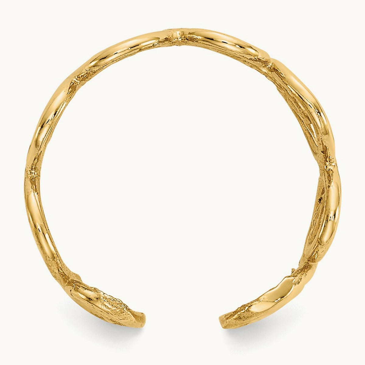 Scroll Toe Ring, 14K