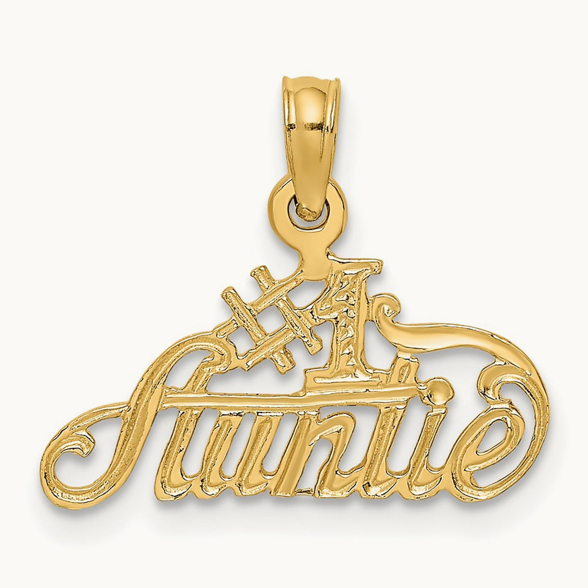 #1 AUNTIE Charm, 14K