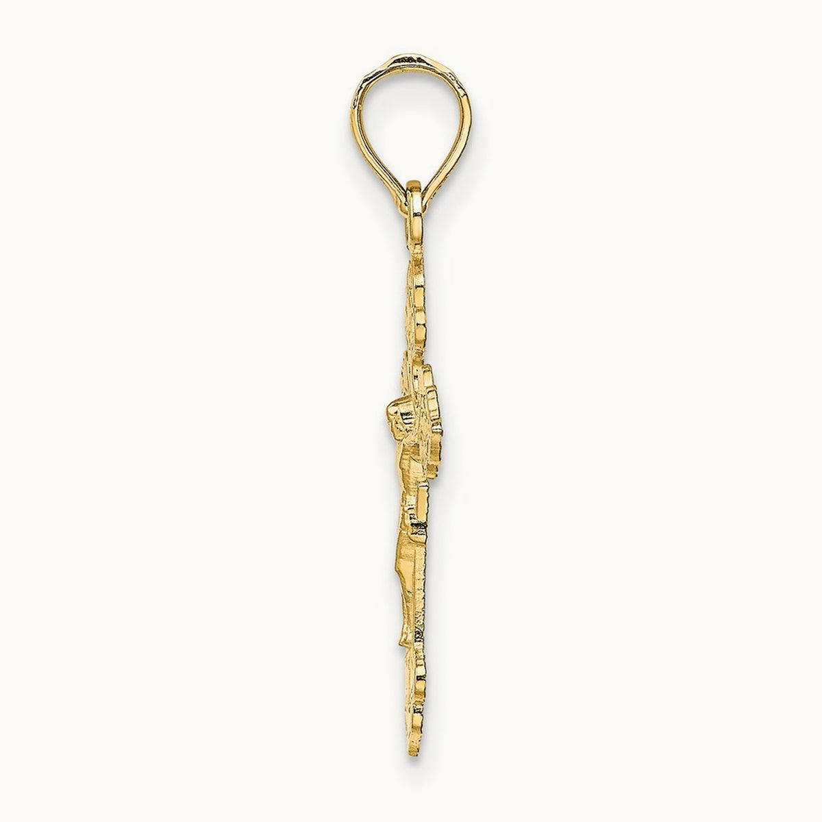Crucifix W/ Fancy Tips Charm — 22.7mm