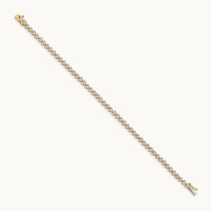 Diamond Bracelet, 14K