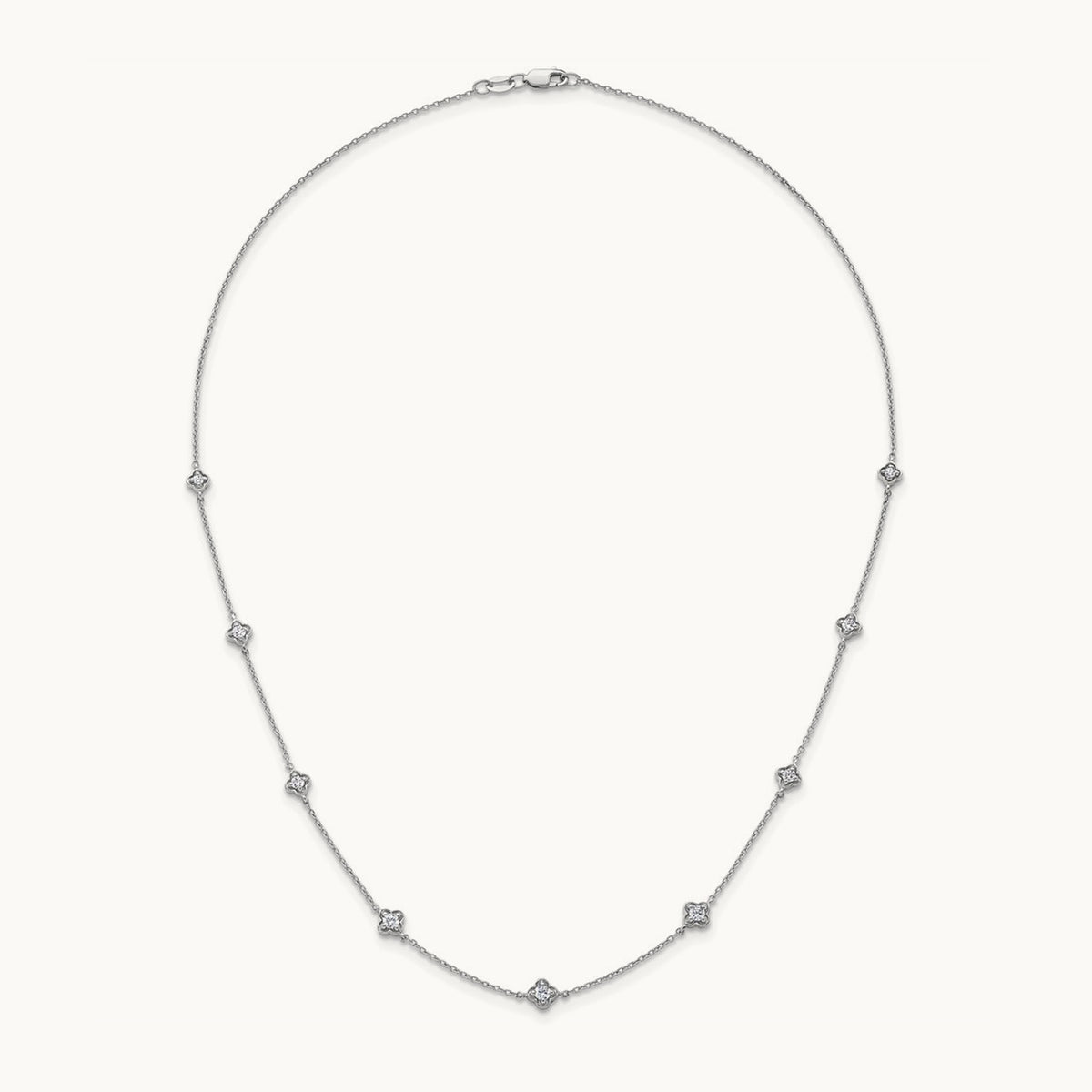 Diamond Multi Station Necklace