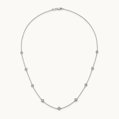 Diamond Multi Station Necklace