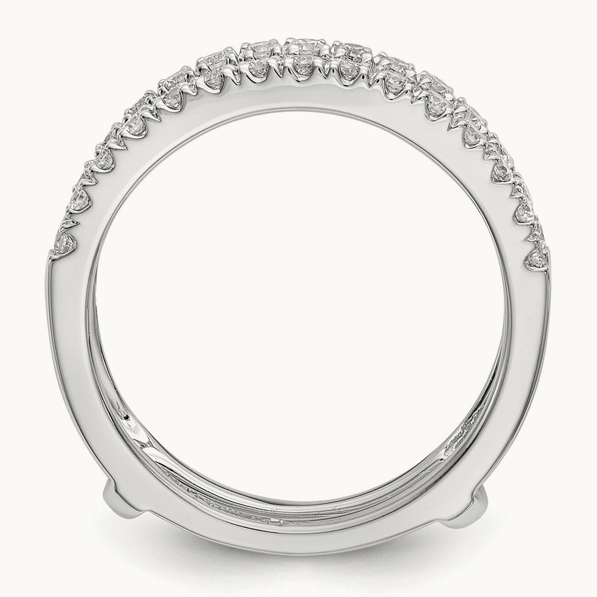 Ring Guard, 0.50 ct tw Lab-Grown Diamond — VS/SI (Great), 14K White Gold