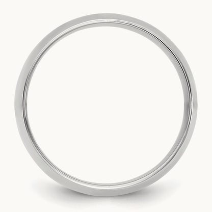Lightweight Comfort Fit Band, 9mm, 10K White Gold