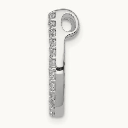 Horseshoe Chain Slide, 0.25 ct tw Lab-Grown Diamond