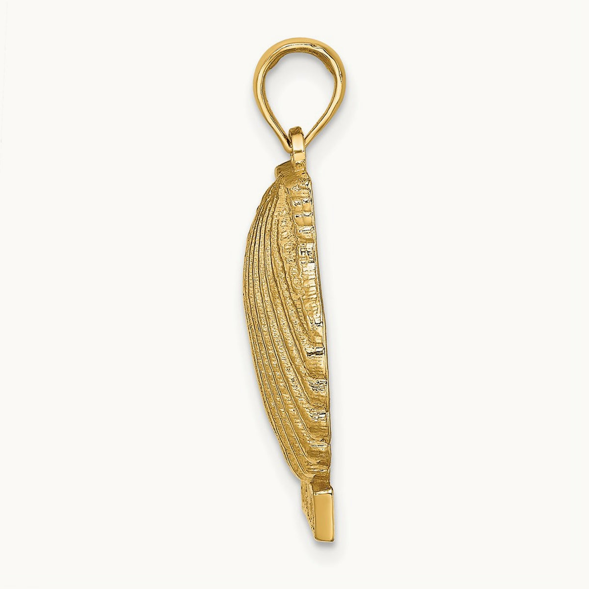 OCEAN CITY Scallop Shell Charm, 14K