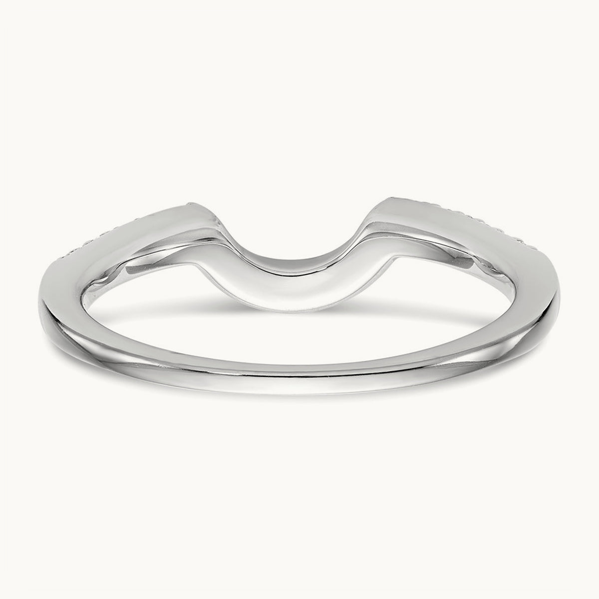 Diamond Wedding Band, 14K White Gold