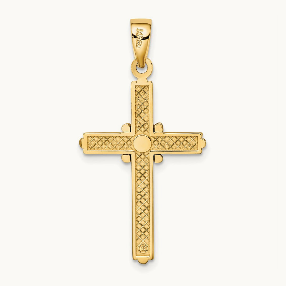 X Center Charm, 14K Two-tone