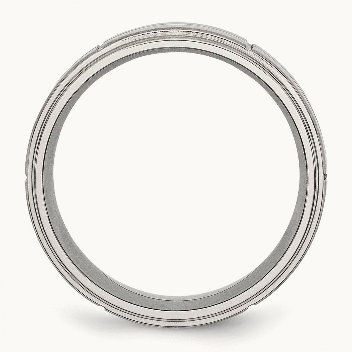 Brushed/Polished Grooved Ridged Edge Band — photo set