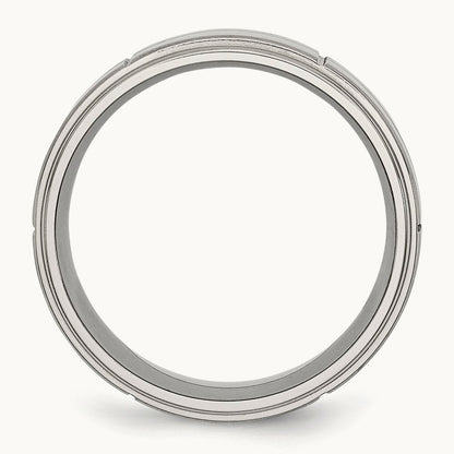Brushed/Polished Grooved Ridged Edge Band — photo set