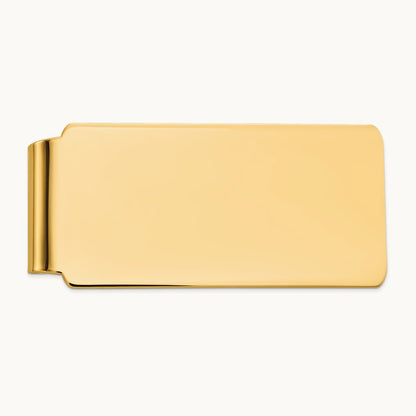 Men's Polished Money Clip, 14K